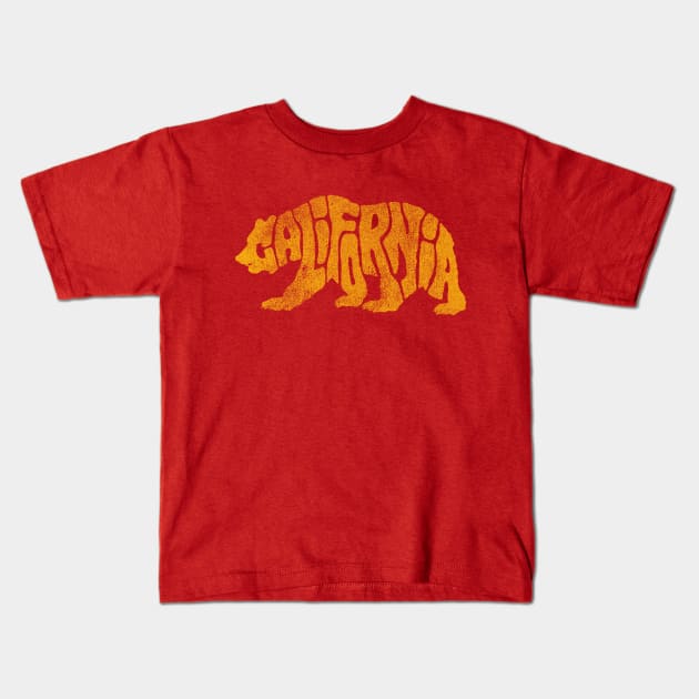 CALIFORNIA Kids T-Shirt by DCAY